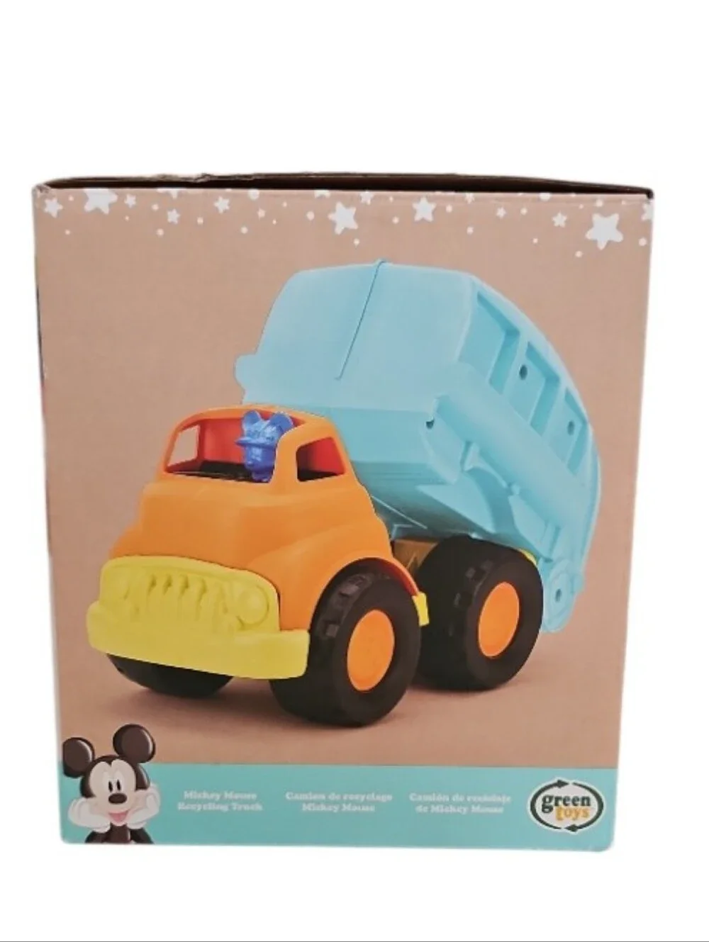 Disney Parks Mickey Mouse Recycling Truck Green Toys NIB Eco Toy Exclusive Kids
